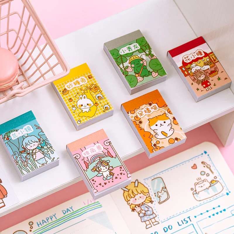 VanYi 6 Designs 50Pcs/lot Small Meatball Deco Washi Diary Stationery Kawaii Stickers Scrapbooking Planner Bullet Journal Doodlin afbeelding
