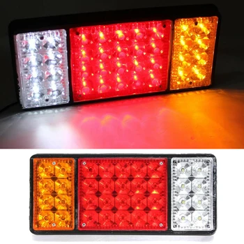 

2PCS 12V 36 LED Car Truck LED Rear Tail Light Warning Light Brake Reverse Turn Indicator Lamp for Trailer Caravans UTE ATV Boats