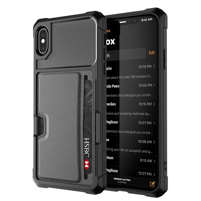 Кожаный чехол автомобильный Магнитный кошелек для iPhone 11 pro MAX XR 7 8 плюс XS Max