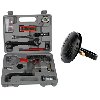 

SEWS-25Pcs/ Set Mountain Bike Patchs Outdoor Tool Bicycle Accessories Repair Bicycle Combination Tool with Bicycle Bell