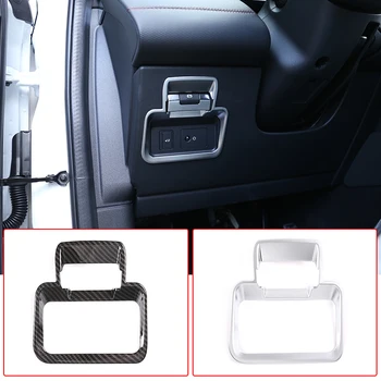 

Car Electronic Hand Brake P File Decorative Frame Cover ABS Carbon Fiber For Land Rover Range Rover Evoque L551 2020 Accessories