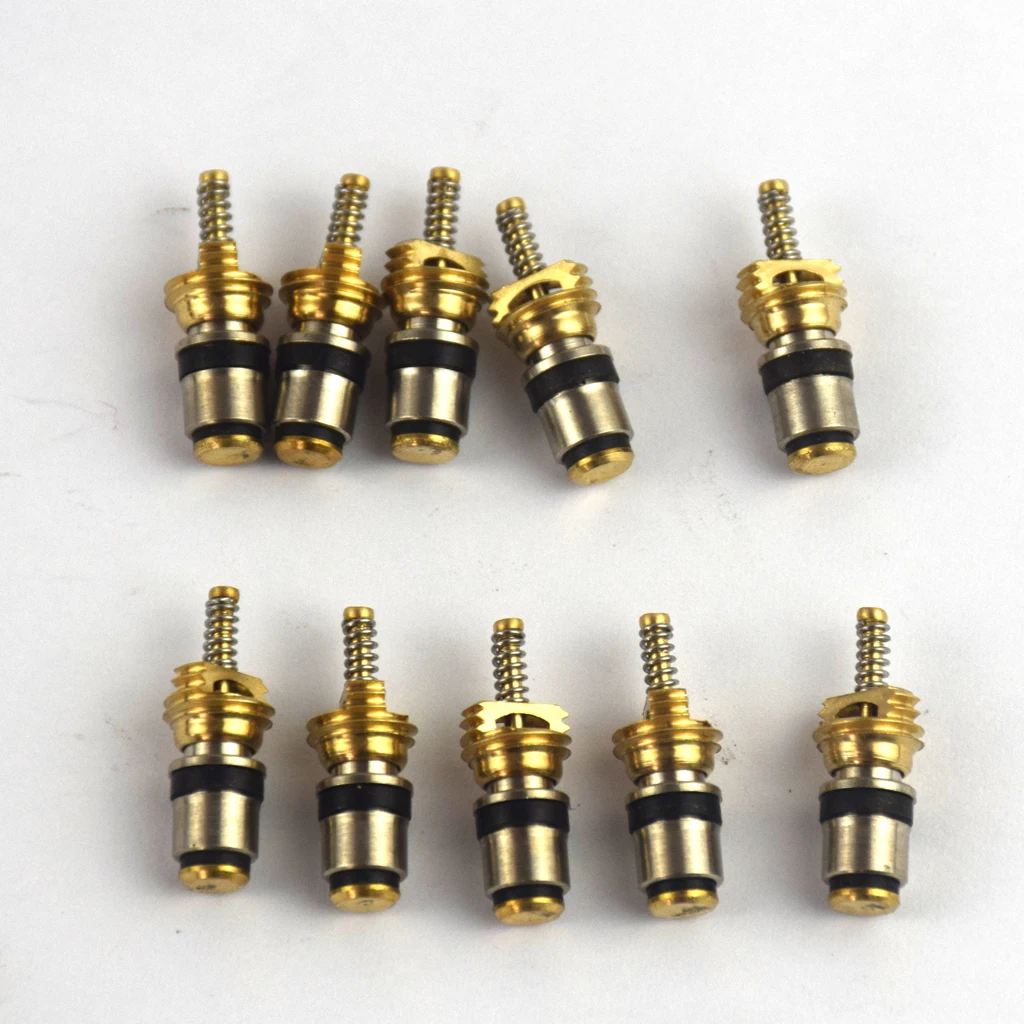 10x High Quality A/C High Pressure Valve Core for Volvo Citroen Fukang Elysee