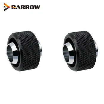 

2PCS, Barrow G1/4 10X16MM Hose Soft Tube Hand Compression Fittings Computer Water Cooling Build Silver Black White ,TFHRKN38H