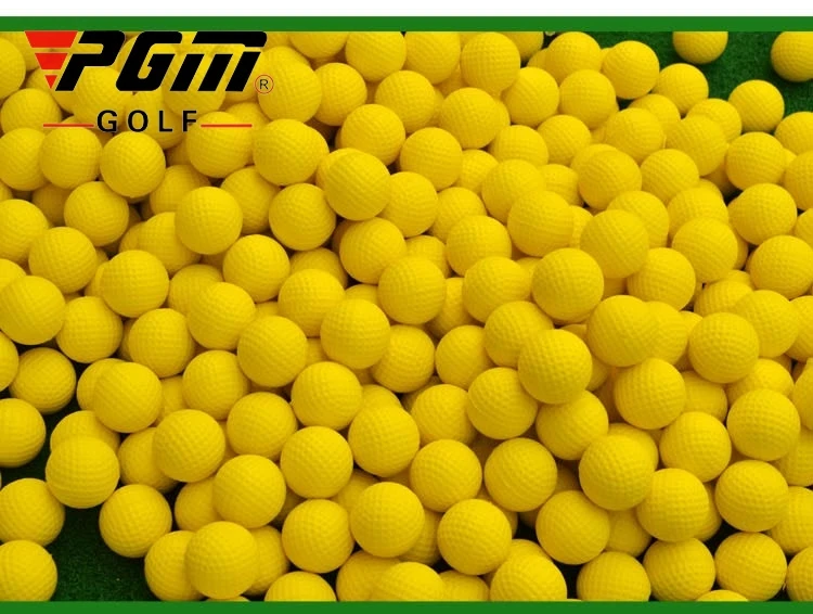 Pgm 1 шт. желтая искусственная пена Мячи для гольфа губка эластичная использования