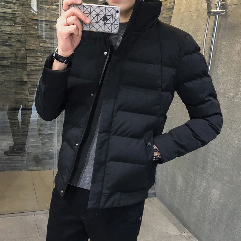 

Cotton-padded Clothes Men Winter Coat 2019 New Style Korean-style Trend Winter Down Jacket Cotton-padded Clothes Short Cotton-pa