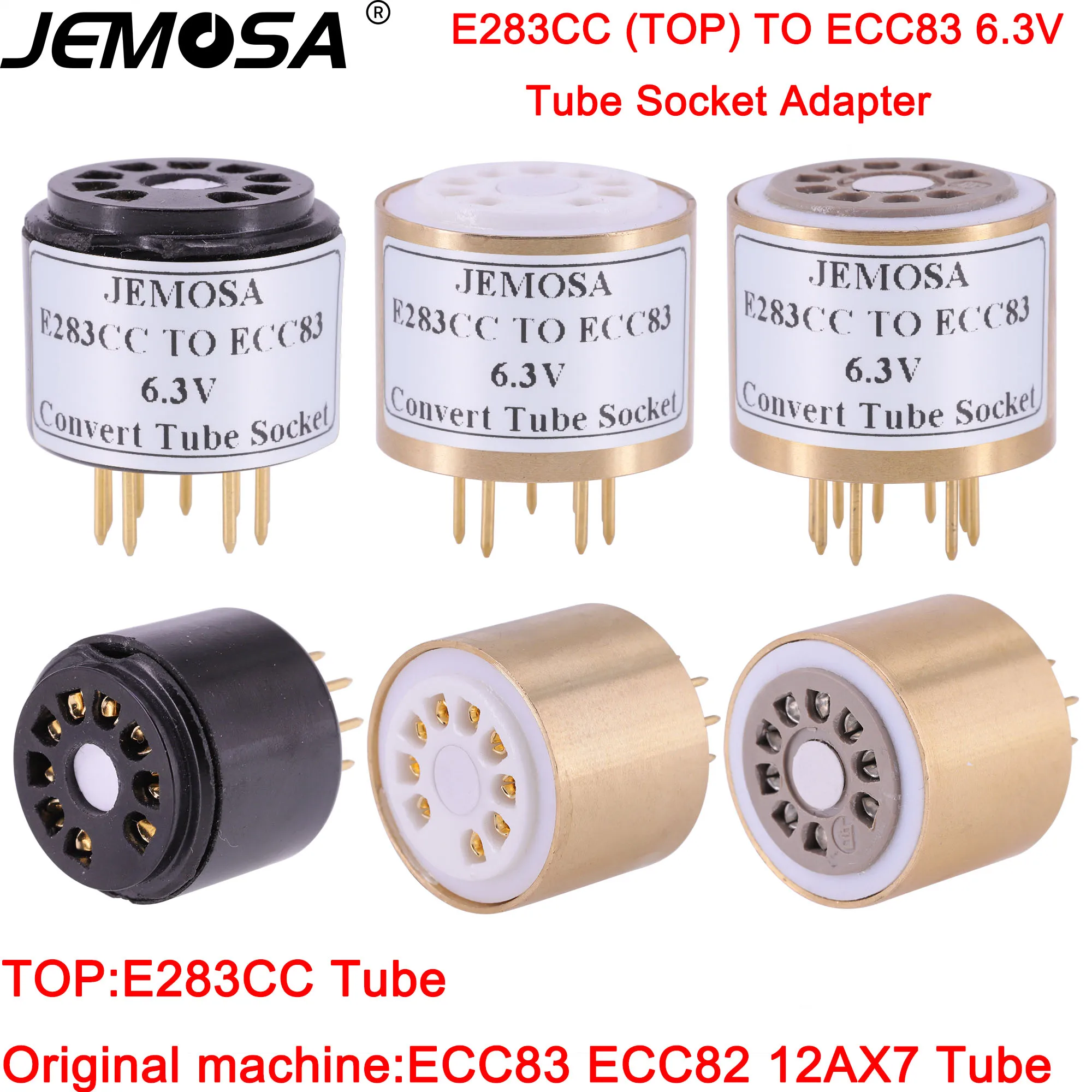 1 шт. E283CC к ECC83 ECC82 12AX7 12AU7 6 3 В трубка (нижняя) DIY аудио усилитель вакуумная