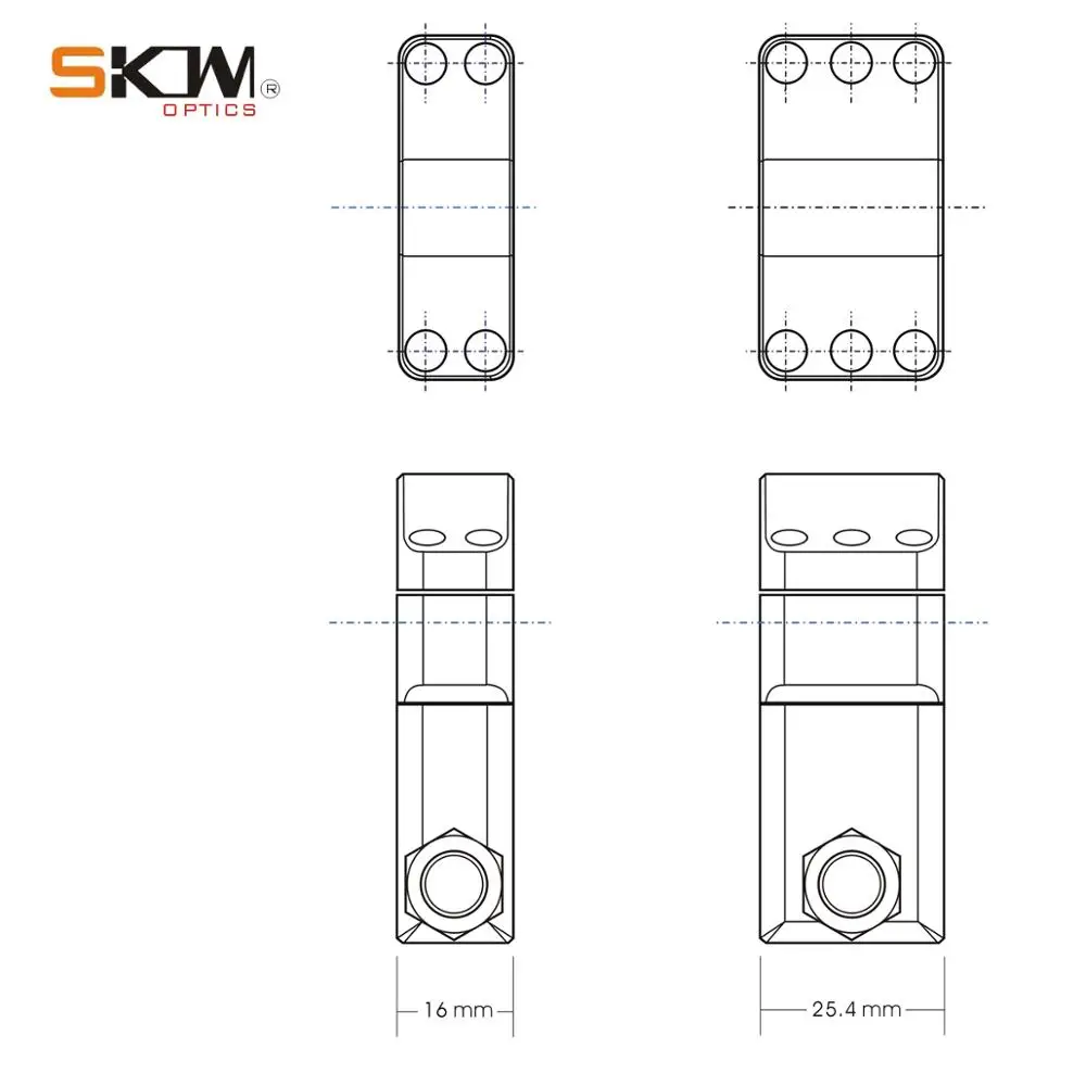 SKWGEAR тактический прицел с кольцами 34 мм 30 кольцо для оптического прицела