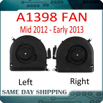 

Laptop A1398 Right and Left Side CPU Cooler Cooling Fan for MacBook Pro Retina 15" A1398 2012 2013 Year 923-0091 923-0092