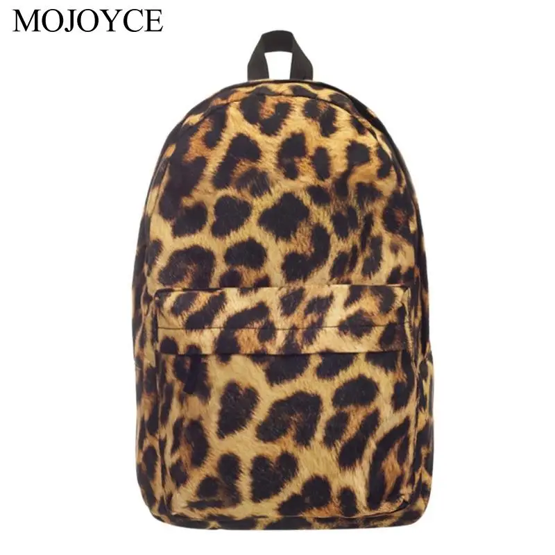 

Street Women 3D Leopard Printed Backpacks Girls Travel Shoulder Fully Printed Luggage StudentsSchool Bags Mochila Feminina