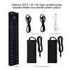 Sipolar Rugged industrial 32 Port USB 2.0 Hub 30 Charger and Syncs Port with 2pcs 12V 10A Desktop Power Adapter for phones A-832 6