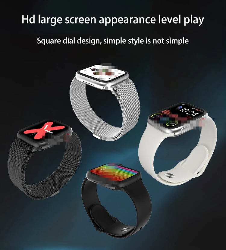W68 Смарт-часы для мужчин серии 5 Full Touch IP67 Водонепроницаемый фитнес-трекер монитор сердечного ритма smartwatch VS W58 Iwo 12