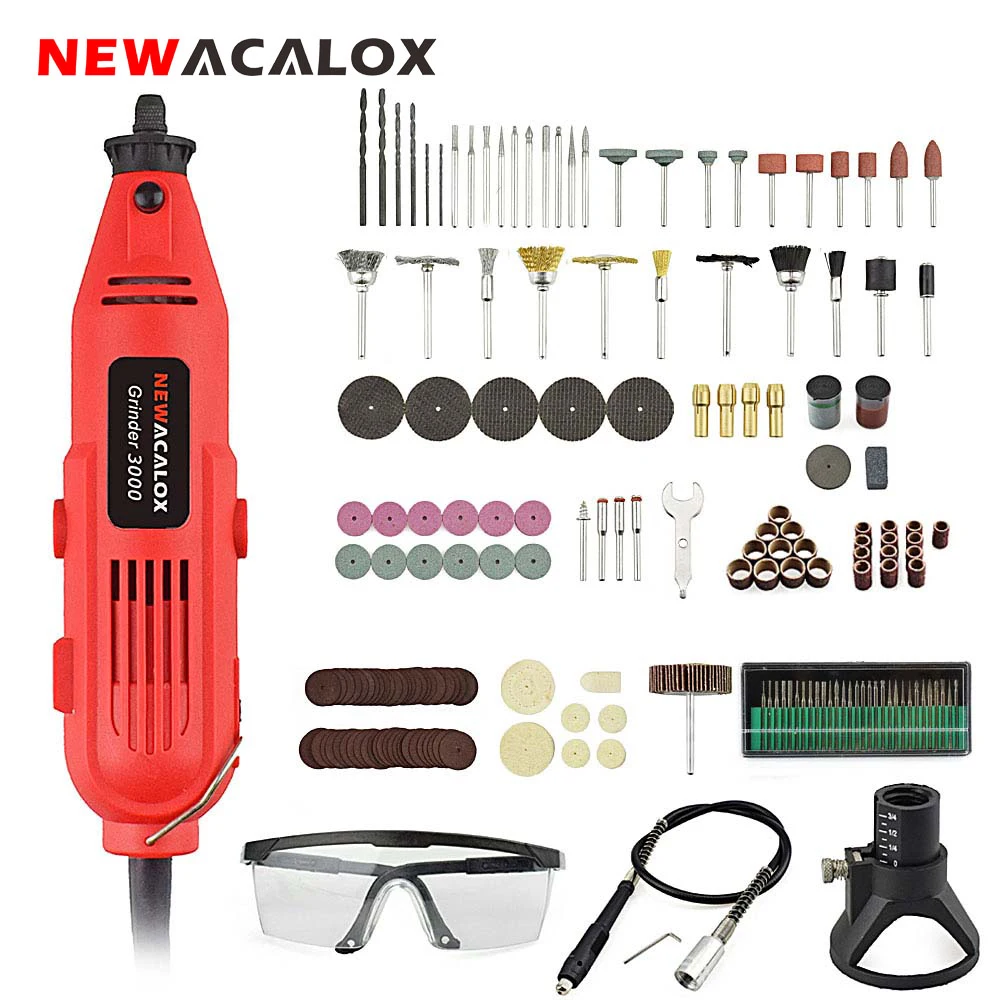NEWACALOX EU/US 220V 260W Mini Electric Drill