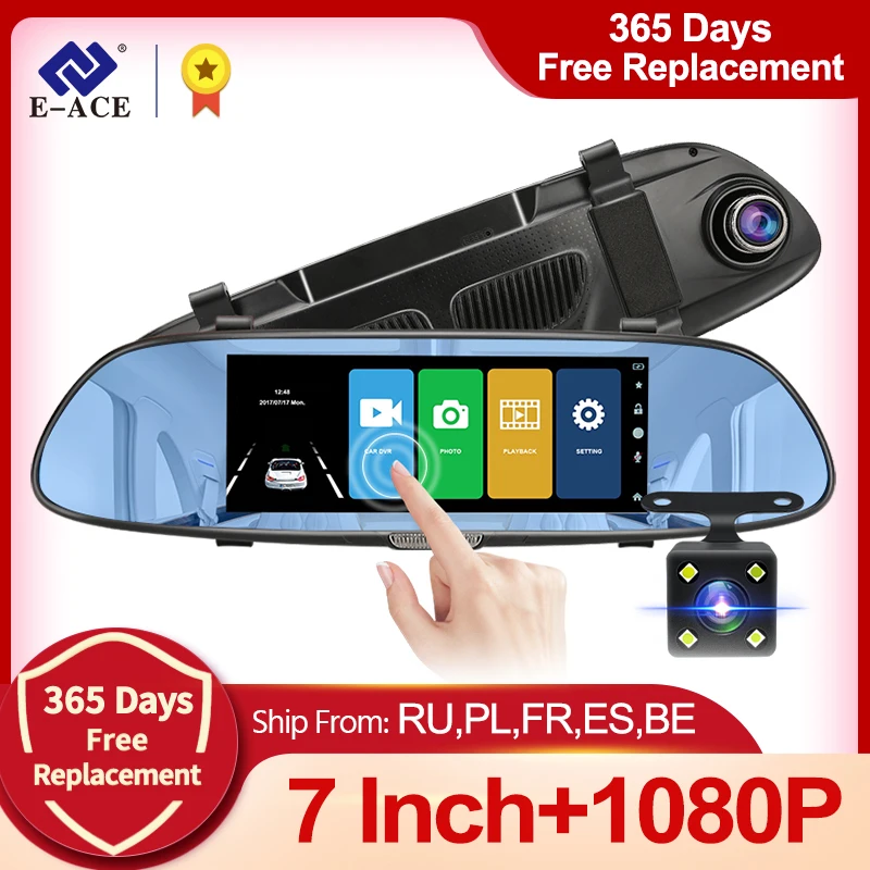 US $33.74 E Ace Car Dvr Fhd 1080p 70 Inch Video Recorder Mirror Camera