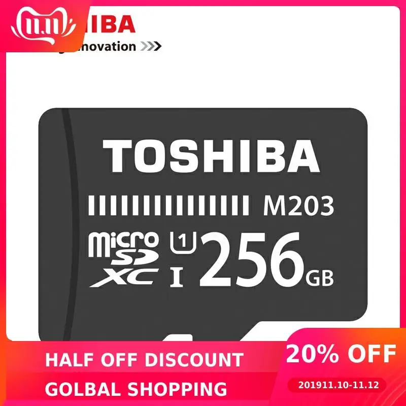 TOSHIBA 128GB Max UP 90MB s Micro SD Card SDXC U3 SDHC 64GB 32GB 16GB Class10 1