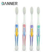 Баннерная зубная щетка для домашнего использования зубная щетка для взрослых с очень мягкой щетиной уход за полостью рта дорожная зубная щетка с Чехол