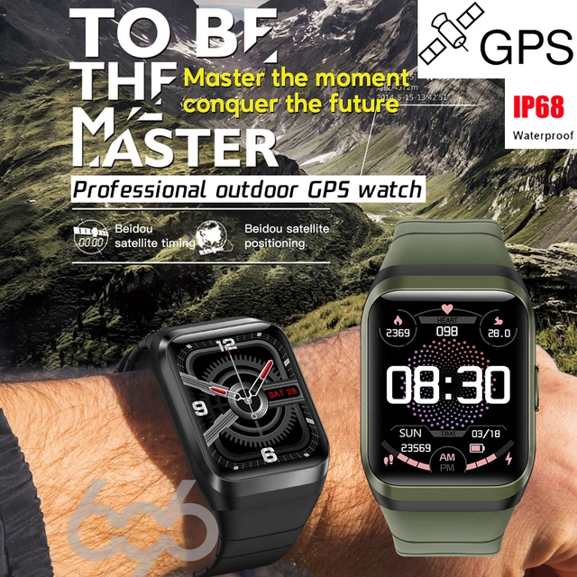 Neue Outdoor GPS Smart Uhr Broadcom 47755 GPS Chip IP68 Wasserdicht Herz  Rate Echt Spo2 Test Fitness Tracker Sport Smartwatch _ - AliExpress Mobile
