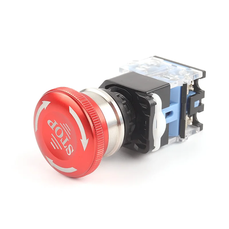 

22mm LA38 Self-Lock Emergency Stop Push Button Switch Waterproof Metal Stainless Steel Aluminum Plastic Mushroomy Stop Switch