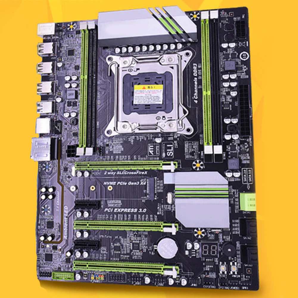 

DDR3 LGA 2011 Main Board Desktop Computer 64G ECC ATX REG Inter X79 Motherboard Turbo Boost USB 3.0 Light SATA 3.0