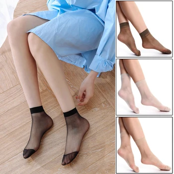 

10/20/50 Pairs Women Summer Elastic Ankle Short Socks Elegant Thin Soft Breathable for Lady d88