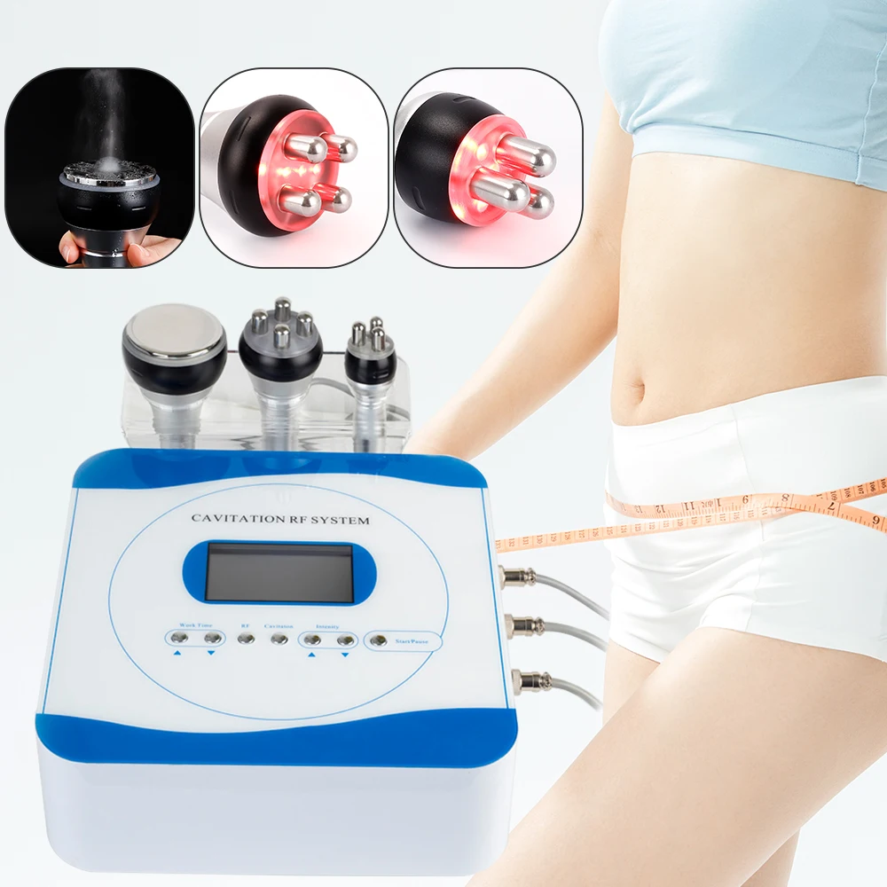 

40k 3 in 1 Cavitation Ultrasonic Body Slimming RF Fat Burn Skin Tighten Beauty Machine Weight Loss Home Spa Shaping Equipment