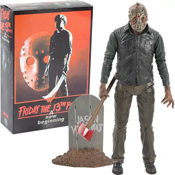 

19CM NECA Toys Friday the 13th The Final Chapter Ultimate Part 4 Jason Voorhees PVC Action Jason Figure Model