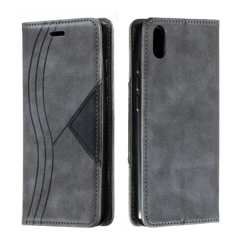 Magnetic absorption Leather Flip Case Xiaomi Redmi Note 7 Case Retro Wallet Card Holder Stand Book Cover Xiaomi Redmi 7A16