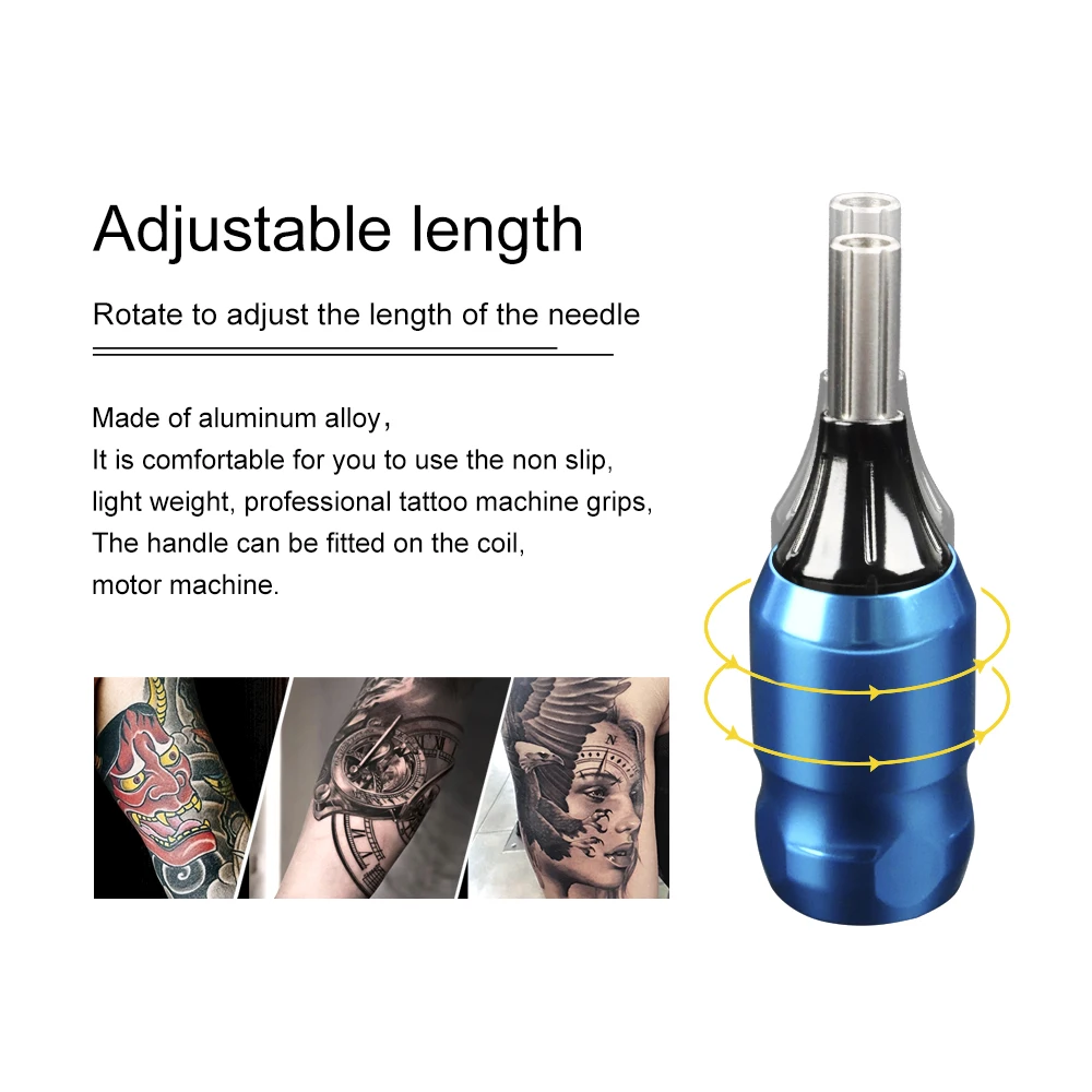 Adjustable Super SPARK Cartridge Tattoo Grip For Needle Cartridges Supply tattoo machine pen for Cartridge Tattoo Needles