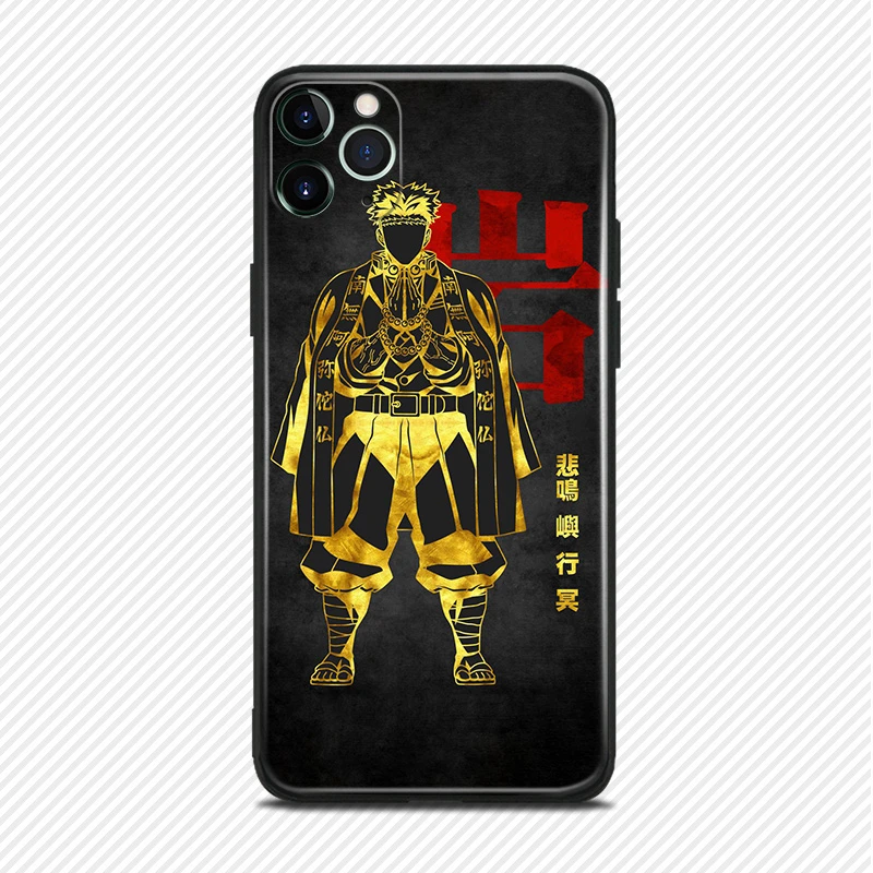 Gyomei Himejima Kimetsu No Yaiba Manga For Iphone Se 6 6s 7 8 Plus X Xr Xs 11 Pro Max Soft Silicone Phone Case Cover Shell Phone Case Covers Aliexpress