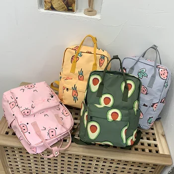 

Women'S Fashion Fruit Print Backpack Casual Outdoor Backpack Leisure Travel Bag