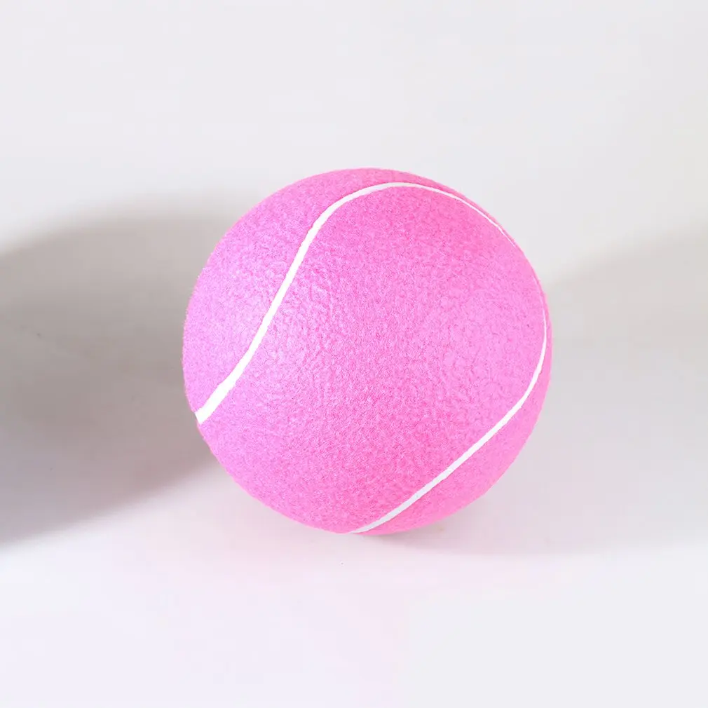 8 дюймов 9,5 дюймов надувной Теннисный мяч большой подписи Теннисный розовый красный Детский фланелевый Теннисный мяч