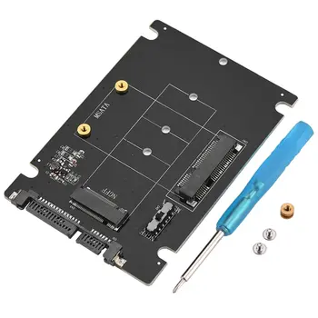 

2 in 1 mSATA to SATA NGFF M.2 to SATA3 Converter PCB Adapter Card SSD Disk Drive For Windows for Vista