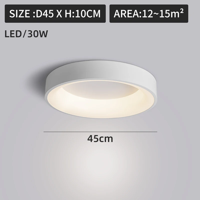 led ceiling lights for homes Led Ceiling Light Modern Nordic Round Lamp With Remote Control Surface Mounted Lighting Fixture Home Living Room Bedroom Study ceiling lights for hall Ceiling Lights