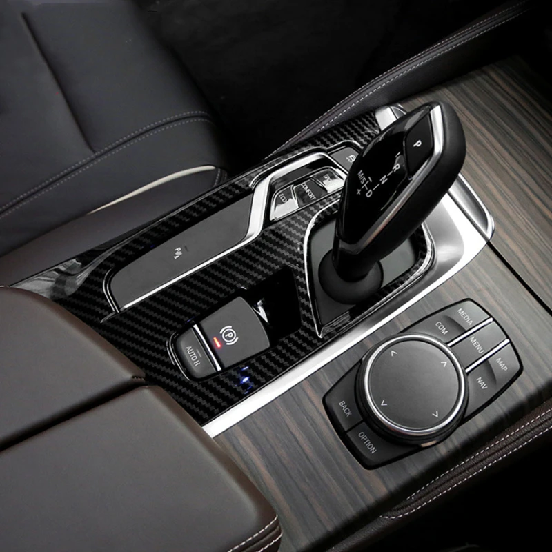 Car Gear Shift Panel Protection Cover Central Control Decoration Sticker For BMW 5 Series G30 G38 Modification Accessories | Автомобили и