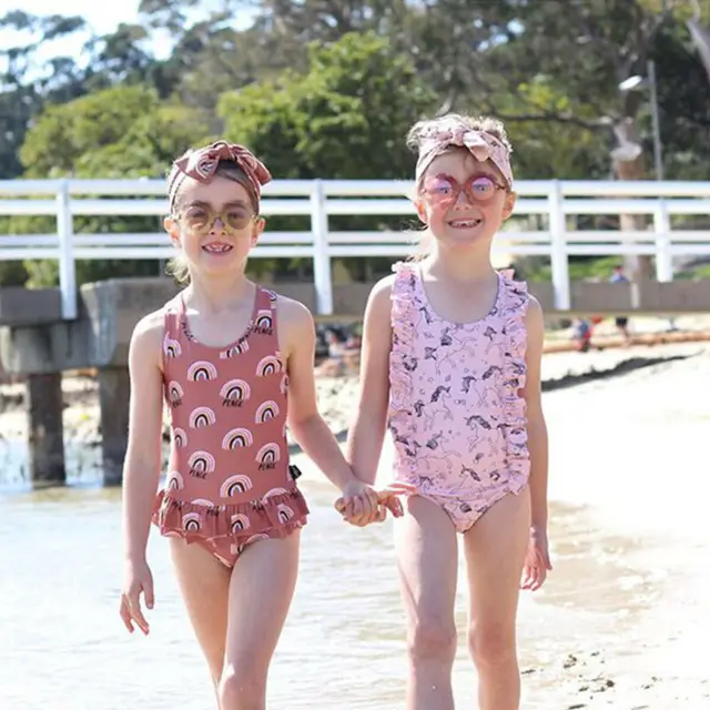 baby leopard print swimsuit