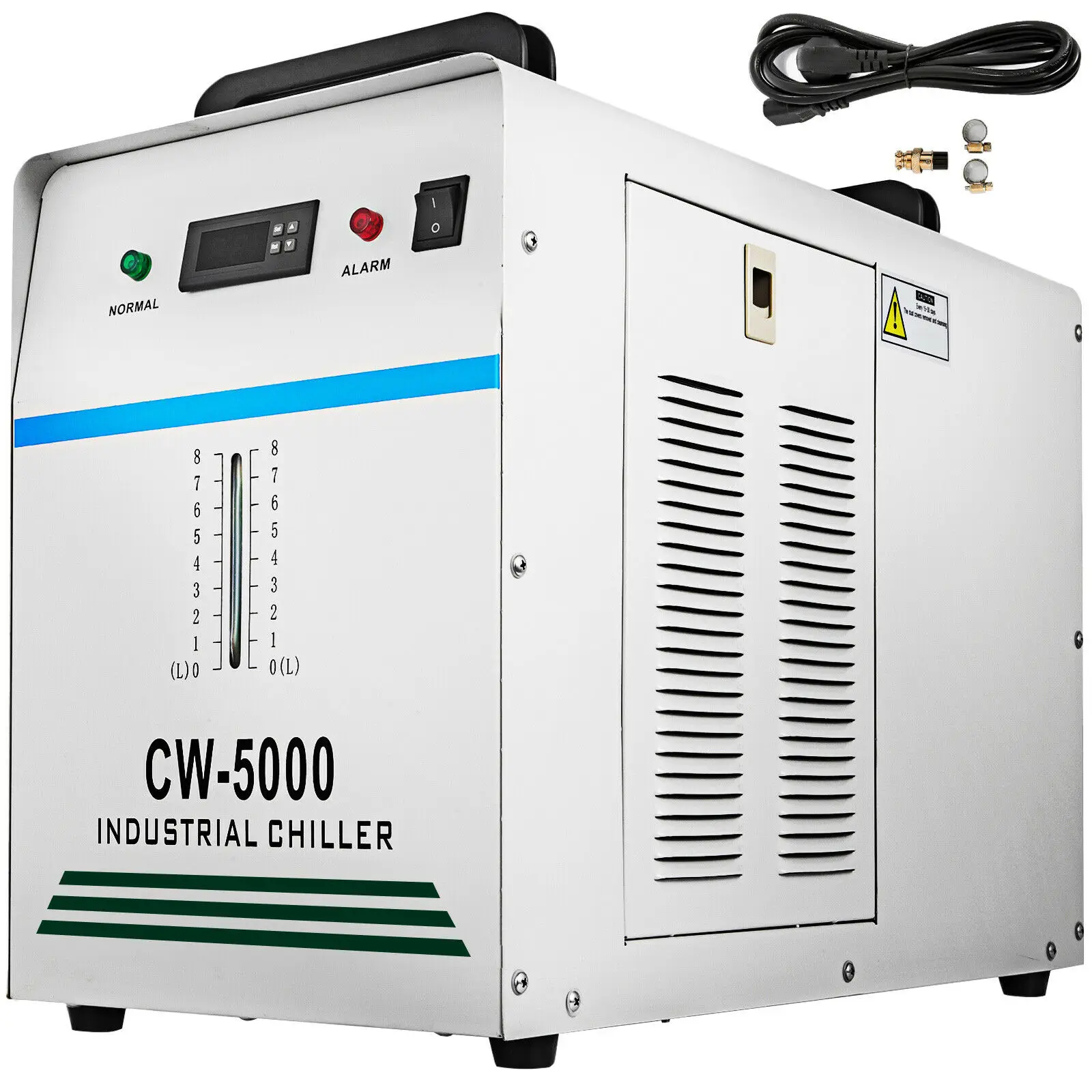 VEVOR 6L промышленный охладитель воды кулер CW 5000DG для охлаждения Co2 Стекло лазерной