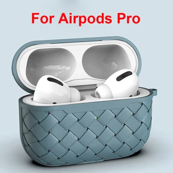 

Woven Soft Case Earphones For Airpods Pro Wireless Bluetooth Earphone Protective Case Cover Heat Dissipation Headset Shell