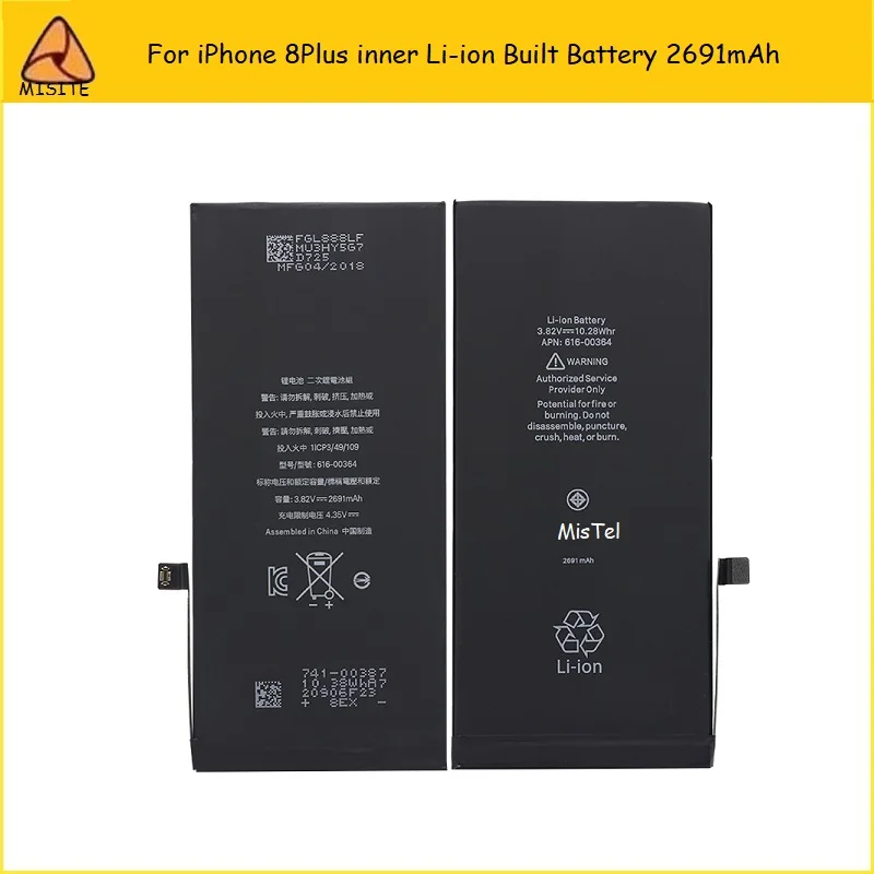 1 шт. Новый протестированный Аккумулятор для телефона iPhone 11 Pro Max XSM XR XS X Ten 8 8P 8G