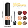 Automatic Salt Pepper Grinder Electric Spice Mill Grinder Seasoning Adjustable Coarseness Kitchen Tools Grinding For Cooking BBQ ► Photo 3/6