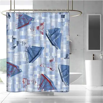 

3D Printed Shower Curtain Hotel Quality, Machine Washable