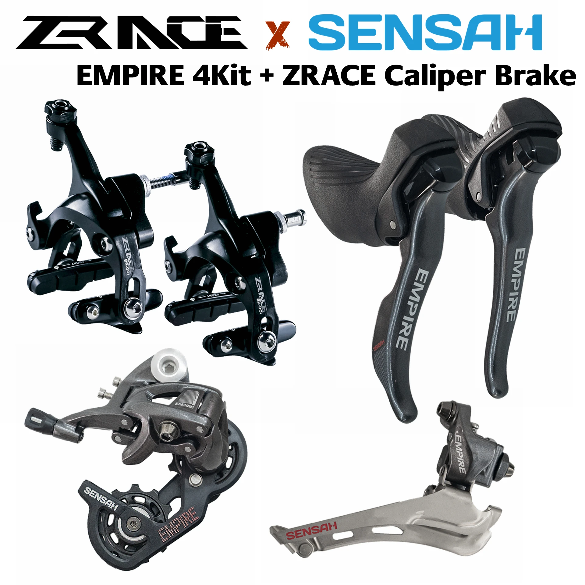 Sensah Empire 2x11 Speed, 22s Road 5kit, Zrace Br001 Caliper Brake