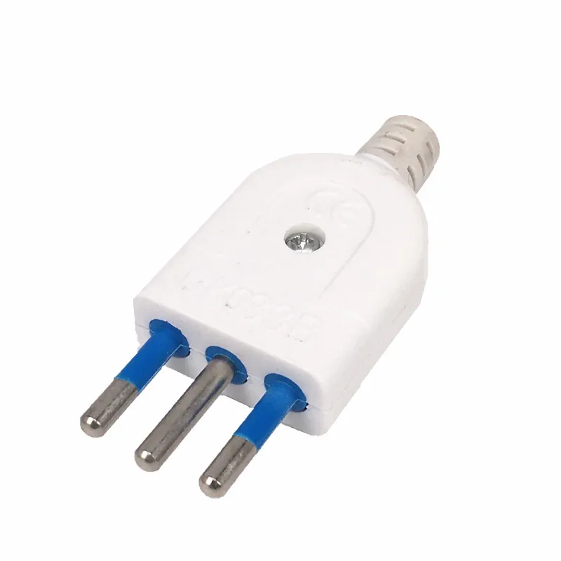 Italian Power Plug 10A 16A Male Female Socket 3 Round Pin Converter Adaptor