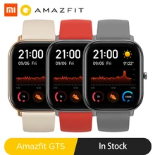 Global Version Amazfit GTS Smart Watch Men Women 5ATM Waterproof GPS Tracker NFC BT5.0 Smartwatch for Xiaomi Android Phone IOS
