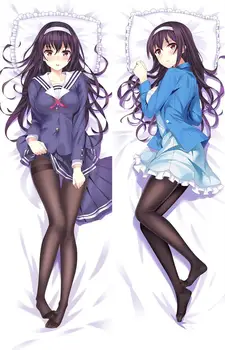 

Saenai Heroine no Sodatekata Kasumigaoka Utaha Anime Pillow Cover Hugging Body Pillowcase Otaku Dakimakura Pillow Case cover