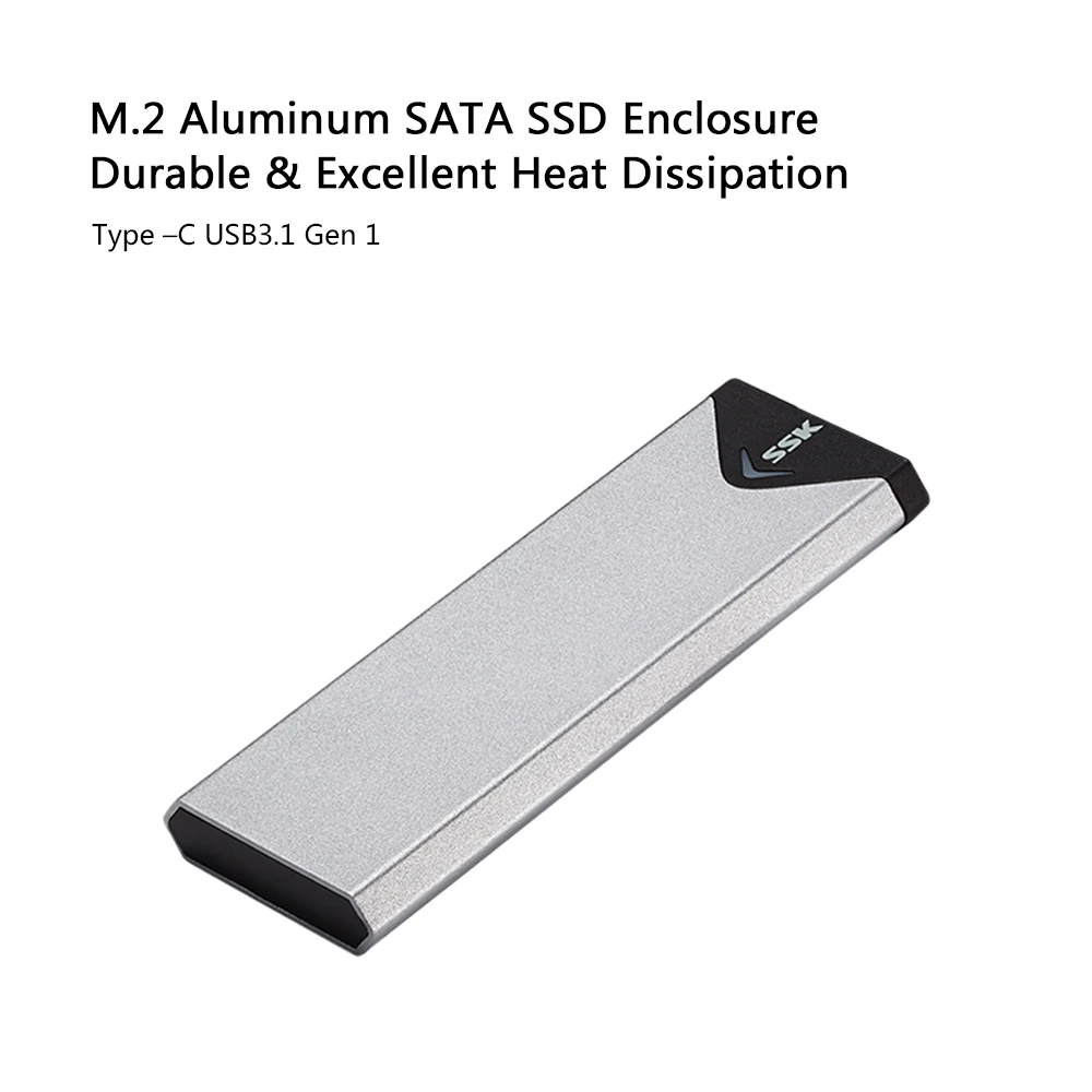 Корпус SSD SSK SHE C320 из алюминия с USB 3 1 на M.2 NGFF|Корпус жесткого диска| |