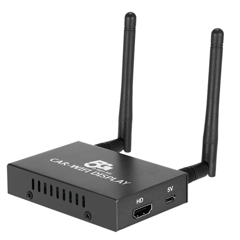 

PTV 550 5G+2.4G Car WiFi Display TV Dongle Receiver Linux System Airplay Mirroring Miracast DLNA Airsharing Full HD 1080P for HD