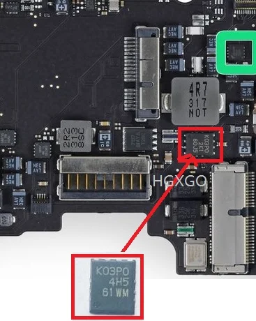 10 шт. Q7130 для Macbook Air 11 &quotMid 2013 A1465 820-3435 K03PO IC чип материнская плата исправление часть