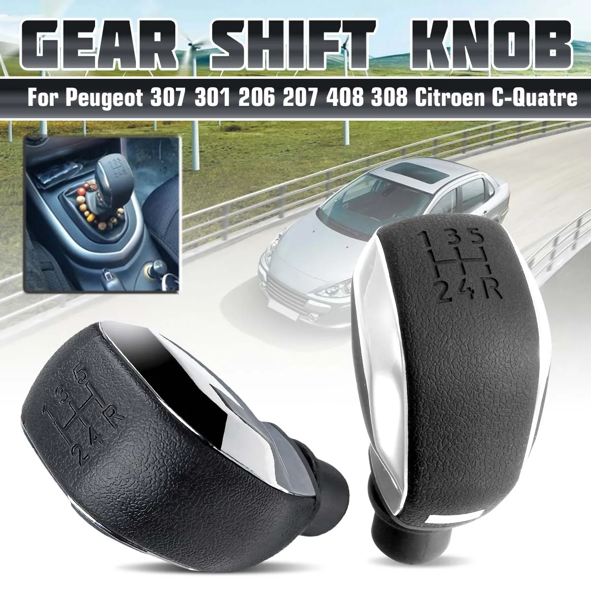 MT 5 скоростей Ручка переключения передач для Peugeot 306 307 301 206 207 408 308 508 2008 C4L C2 Citroen C