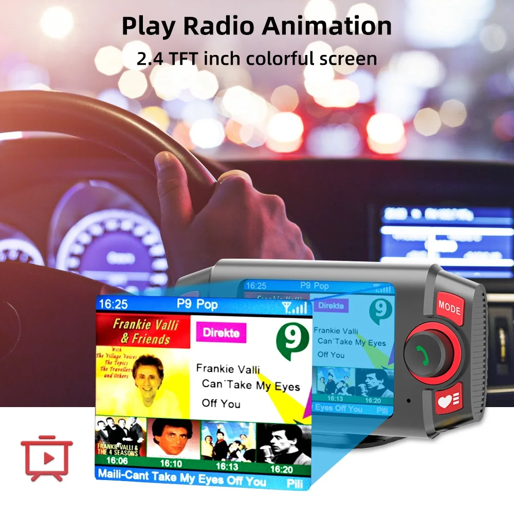 Deelife DAB DAB+ Car Radio Tuner Digital Audio Broadcasting Receiver with AUX Adapter FM Transmitter Handsfree Bluetooth Car Kit