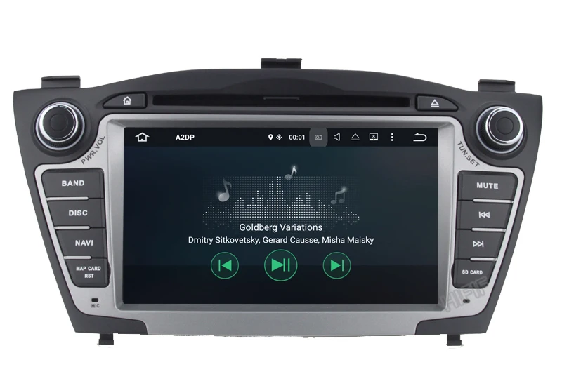 Top IPS Car Multimedia Player Car Radio GPS Two Din Android 9.0 For Hyundai/IX35/TUCSON 2009-2015 OBD2 Bluetooth DSP 1080P Wifi 16