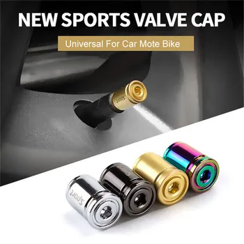 

4pcs Alloy Sport Car Wheel Tire Valve Stem Air Caps Anti Theft Tyre Valve Dust Caps Motorcycle Bike Truck for Audi Bmw Toyota VW